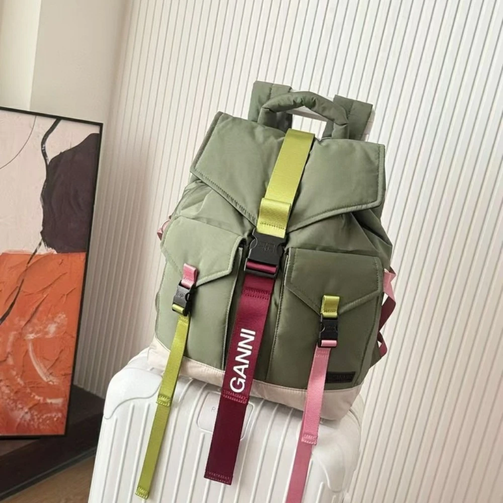 Canvas Backpack Casual - Mochila de lujo Re-Tech para mujer,
