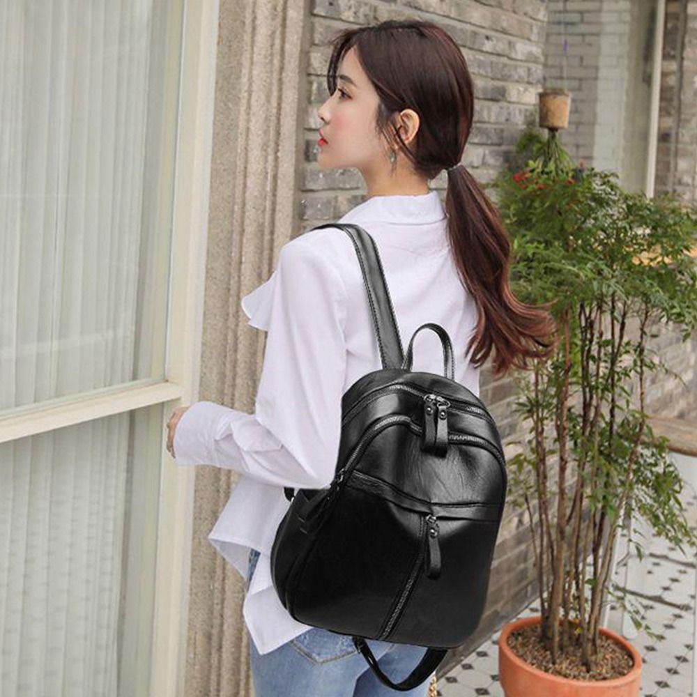Mochila de cuero sintético par - Fashion Backpack Women reseña y precio